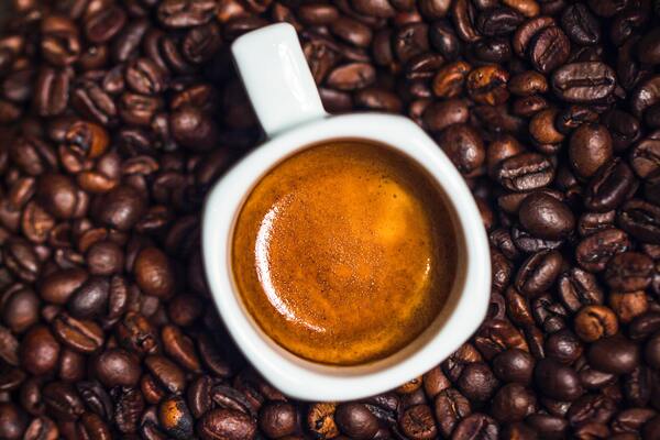 Decreasing heart rate after consuming caffeine