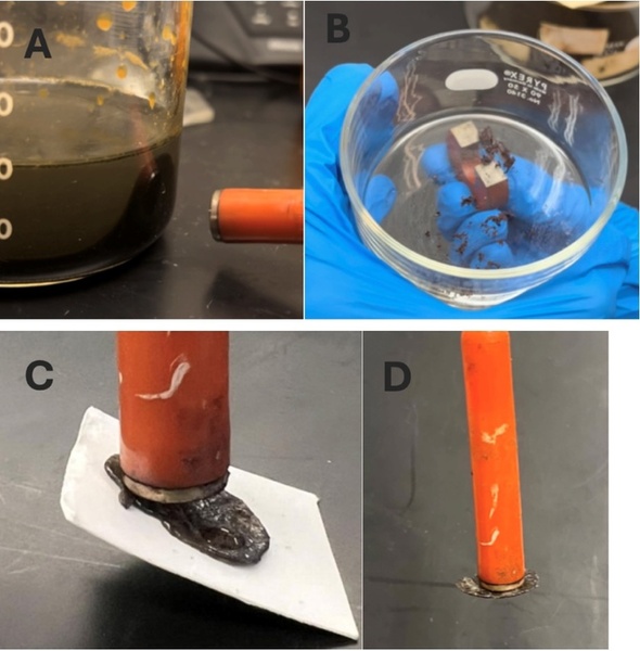 Integration of iron oxide nanoparticles into high-density polyethylene for sustainable cup coatings
